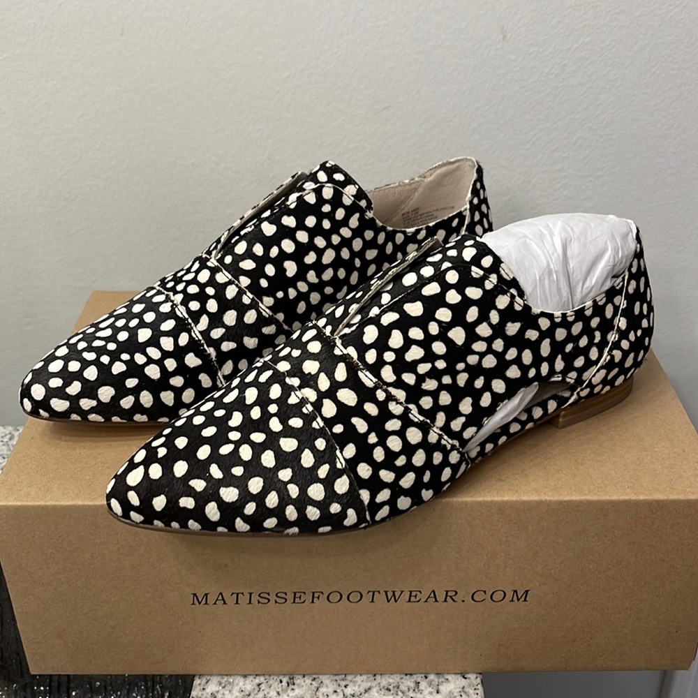 New Matisse Mon Amie calf hair Oxford